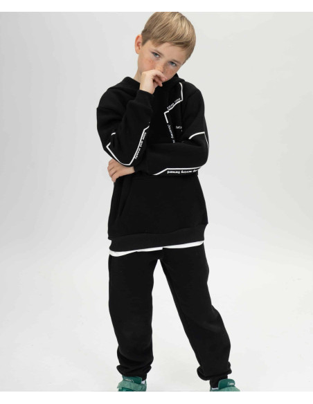 NEK KIDSWEAR Παιδικό Σετ Φόρμα 2τμχ Μαύρο