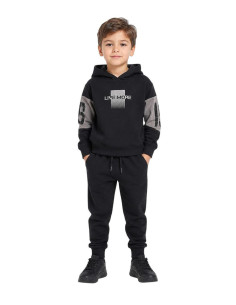 NEK KIDSWEAR Παιδικό Σετ Φόρμα 2τμχ Μαύρο