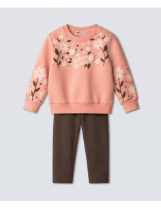 NEK KIDSWEAR Παιδικό Σετ Κολάν 2τμχ Ροζ