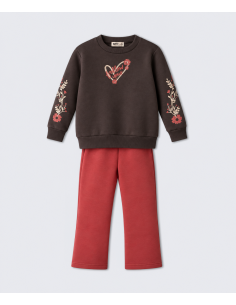 NEK KIDSWEAR Παιδικό Σετ Φόρμα 2τμχ Ανθρακί