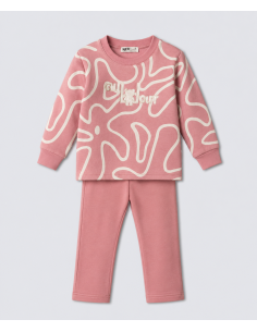NEK KIDSWEAR Παιδικό Σετ Φόρμα 2τμχ Κοραλί