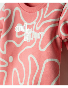 NEK KIDSWEAR Παιδικό Σετ Φόρμα 2τμχ Κοραλί 2