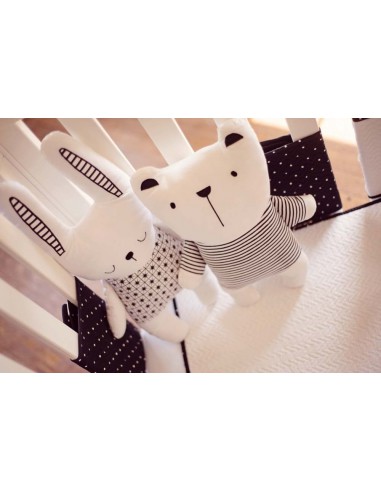 BIZZI GROWIN Μαξιλάρι Little Dreamer Monochrome Rabbit