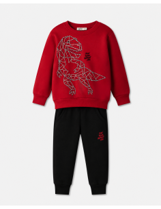 NEK KIDSWEAR Παιδικό Σετ Φόρμα 2τμχ Κόκκινο