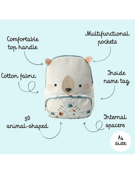 SASSI Παιδικό Backpack Munchy the Bear