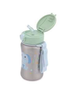 SKIPHOP Παιδικό Παγούρι Ανοξείδωτο 350ml Elephant 12m+ 2