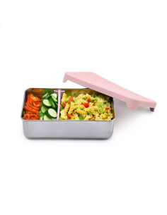 MELII Stainless Steel Bento 2 θέσεων 740ml Pink