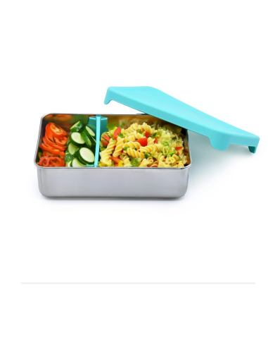 MELII Stainless Steel Bento 2 θέσεων 740ml Blue