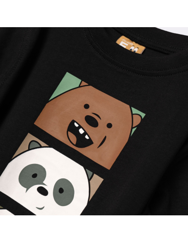 FUNKY FOR BABY Παιδική Μπλούζα Μαύρο