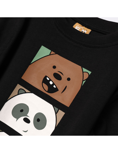FUNKY FOR BABY Παιδική Μπλούζα Μαύρο