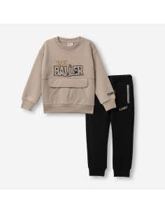 FUNKY FOR BABY Παιδικό Σετ Φόρμα 2τμχ Γκρι