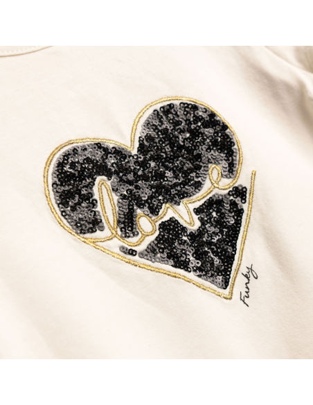 FUNKY FOR BABY Παιδική Μπλούζα Cream