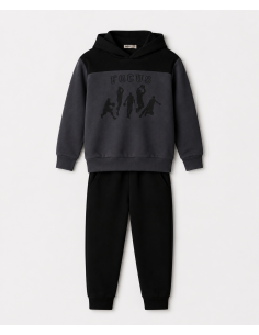 NEK KIDSWEAR Παιδικό Σετ Φόρμα 2τμχ Μαύρο
