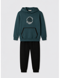 NEK KIDSWEAR Παιδικό Σετ Φόρμα 2τμχ Πετρόλ