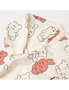 FUNKY FOR BABY Βρεφικό Σετ Κολάν 2τμχ Cream 2