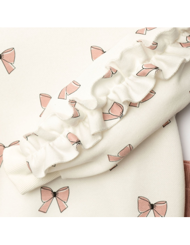 FUNKY FOR BABY Παιδικό Σετ Παντελόνα 2τμχ Εκρού