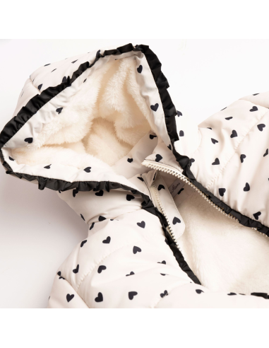 FUNKY FOR BABY Παιδικό Μπουφάν Μακρύ Εκρού