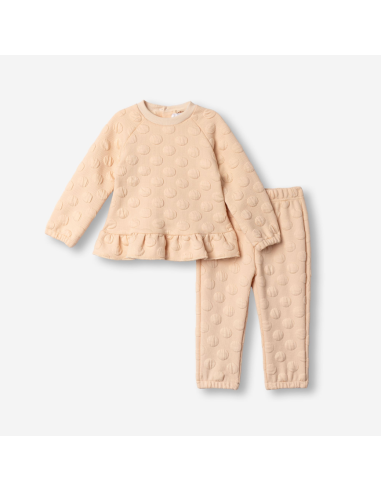 FUNKY FOR BABY Βρεφικό Σετ Φόρμα 2τμχ Σομόν