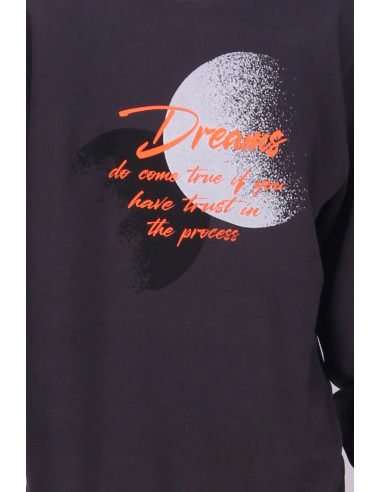 DREAMS Παιδική Πιτζάμα 2τμχ Γκρι