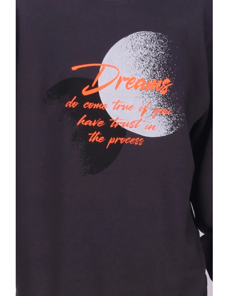 DREAMS Παιδική Πιτζάμα 2τμχ Γκρι