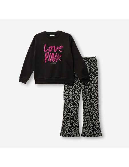 FUNKY FOR BABY Παιδικό Σετ Παντελόνα 2τμχ Μαύρο