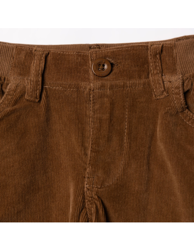 FUNKY FOR BABY Παιδικό Παντελόνι Κοτλέ Cargo Καφέ