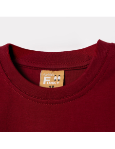 FUNKY FOR BABY Παιδική Μπλούζα Μπορντό 2