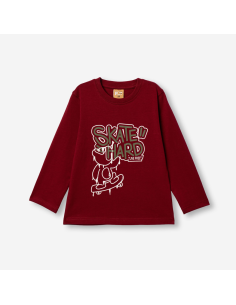 FUNKY FOR BABY Παιδική Μπλούζα Μπορντό