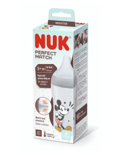 Nuk Πλαστικό Μπιμπερό Perfect Match Κατά των Κολικών με... 2