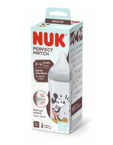 Nuk Πλαστικό Μπιμπερό Perfect Match Κατά των...
