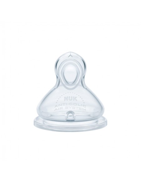 NUK  First Choice+ Θηλή Σιλικόνης Flow Control 6-18m 1τμχ