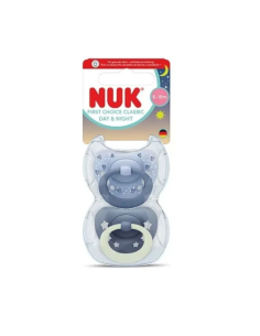 Nuk Πιπίλες Σιλικόνης First Choice Classic Day and Night...
