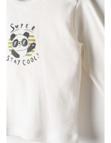 HASHTAG Βρεφικό Σετ Παντελόνι 3τμχ Λαδί