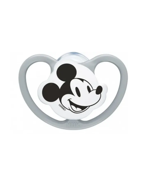 Nuk Πιπίλα Σιλικόνης Perfect Match Air 6-18 μηνών με Θήκη Mickey