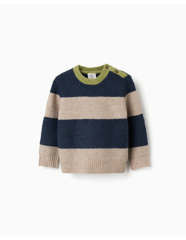 ZIPPY Βρεφικό Πουλόβερ Ριγέ Μπλε Εκρού