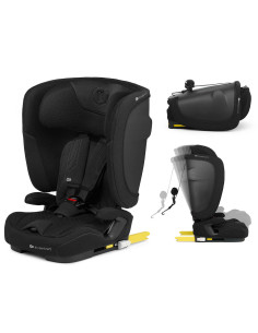 KINDERKRAFT Παιδικό Κάθισμα Αυτοκινήτου FIX2GO i-Size Black