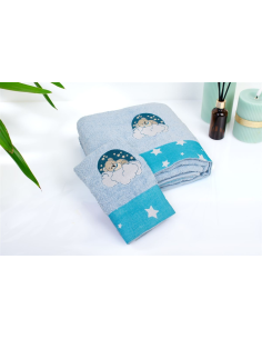 DIM Πετσέτες Cloudy Bear 175 Σιελ 2τμχ