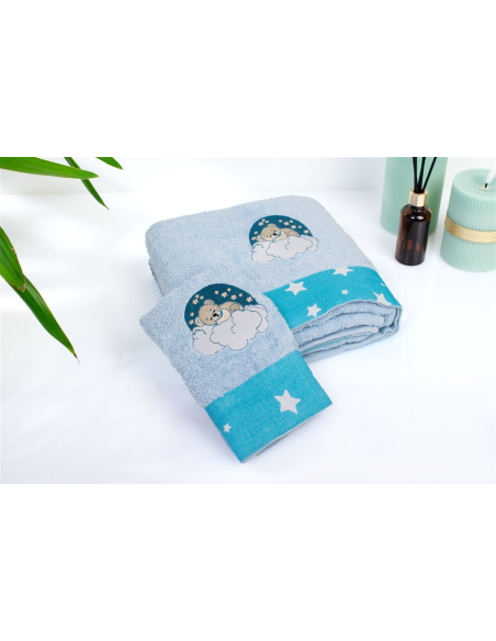 DIM Πετσέτες Cloudy Bear 175 Σιελ 2τμχ