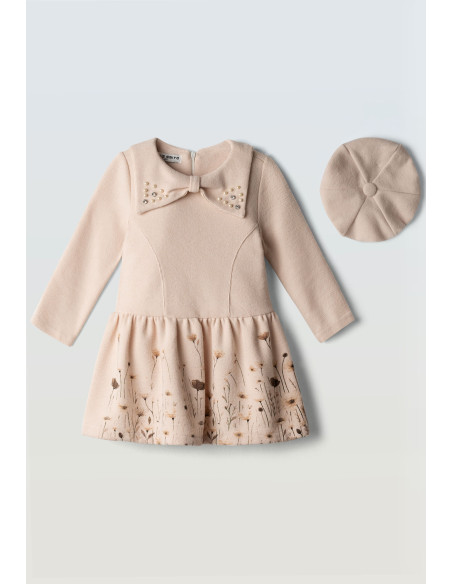 EBITA FASHION Παιδικό Φόρεμα 2τμχ Μπεζ