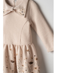 EBITA FASHION Παιδικό Φόρεμα 2τμχ Μπεζ 2