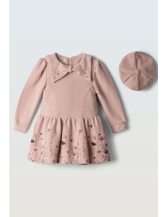EBITA FASHION Παιδικό Φόρεμα 2τμχ Ροζ