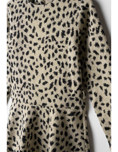 EBITA FASHION Παιδικό Φόρεμα 2τμχ Leopard