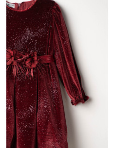 EBITA FASHION Παιδικό Φόρεμα Μπορντό 2