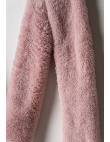 EBITA FASHION Βρεφικό Παλτό Γούνα Ροζ