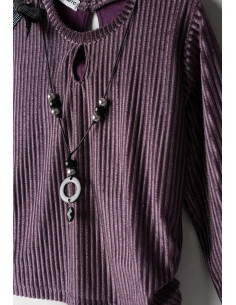 EBITA FASHION Παιδικό Σετ Παντελόνα 2τμχ Μωβ 2