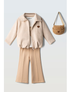 EBITA FASHION Παιδικό Σετ Παντελόνι 4τμχ Μπεζ