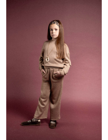 EBITA FASHION Παιδικό Σετ Παντελόνα 2τμχ Μπεζ