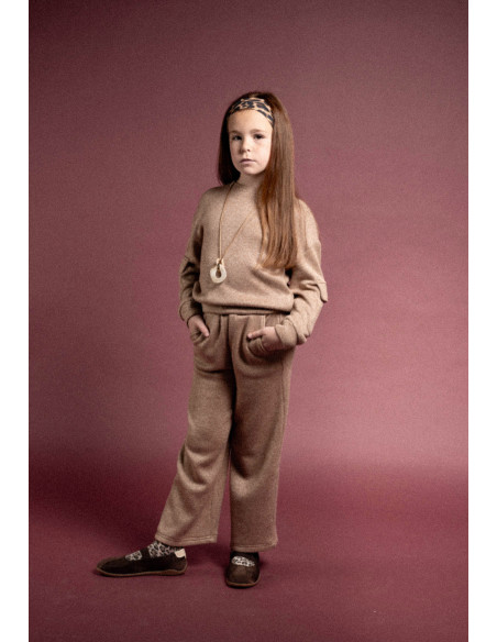 EBITA FASHION Παιδικό Σετ Παντελόνα 2τμχ Μπεζ