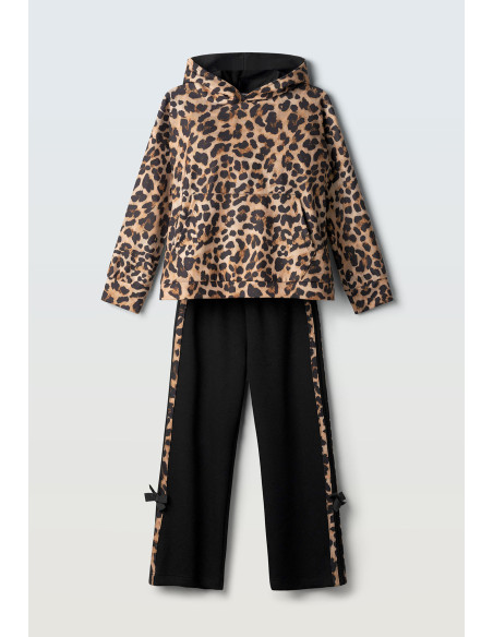 EBITA FASHION Παιδικό Σετ Παντελόνα 2τμχ Leopard