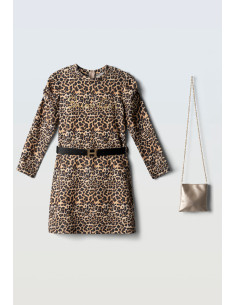 EBITA FASHION Παιδικό Φόρεμα Leopard